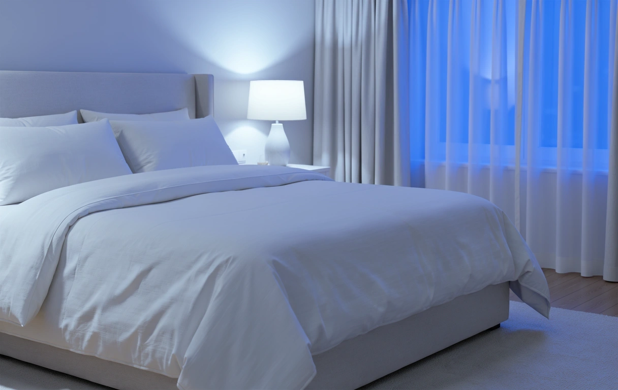 Ambiance de sommeil sereine et équilibrée